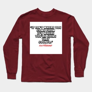 Melanin Empowerment - Ella Fitzgerald Long Sleeve T-Shirt